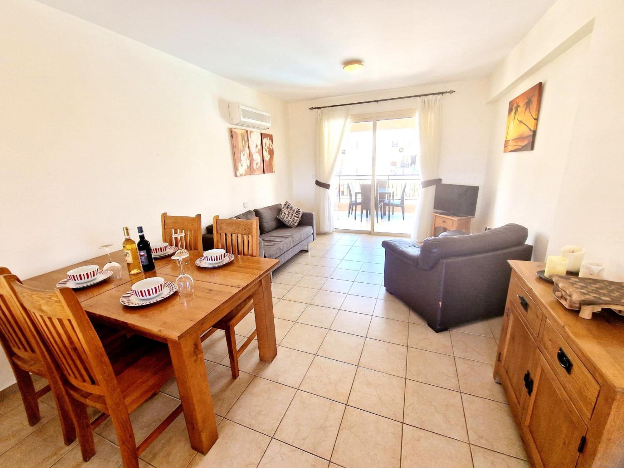 Apartment First Floor Overlooking Pool Paphos
